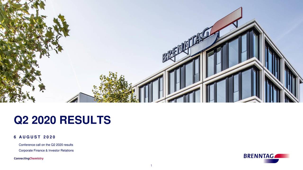 Brenntag AG 2020 Q2 - Results - Earnings Call Presentation (OTCMKTS ...