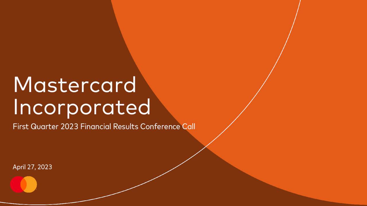 Mastercard Incorporated 2023 Q1 Results Earnings Call Presentation