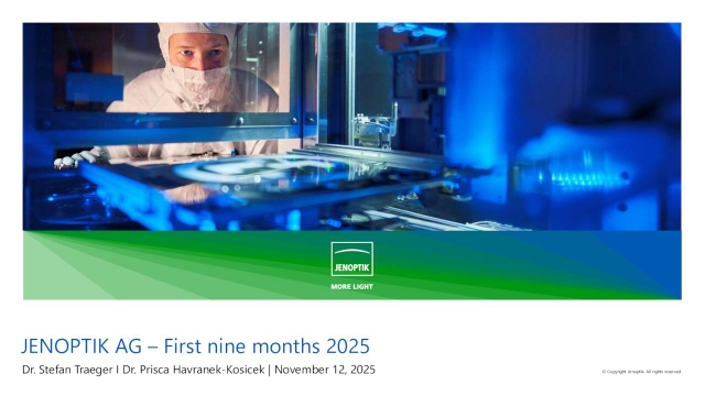 Jenoptik AG 2025 Q3 - Results - Earnings Call Presentation (OTCMKTS ...