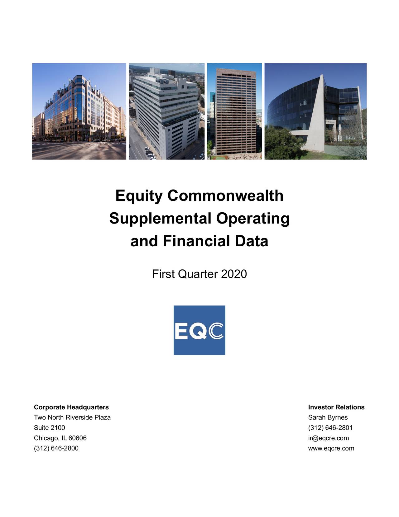 Equity Commonwealth 2020 Q1 - Results - Earnings Call Presentation ...