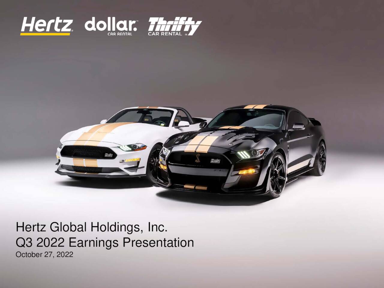 Hertz Global Holdings, Inc. 2022 Q3 Results Earnings Call
