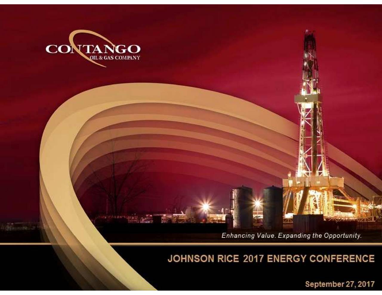 Contango Oil and Gas (MCF) Presents At Johnson Rice & Company 2017 Energy Conference Slideshow