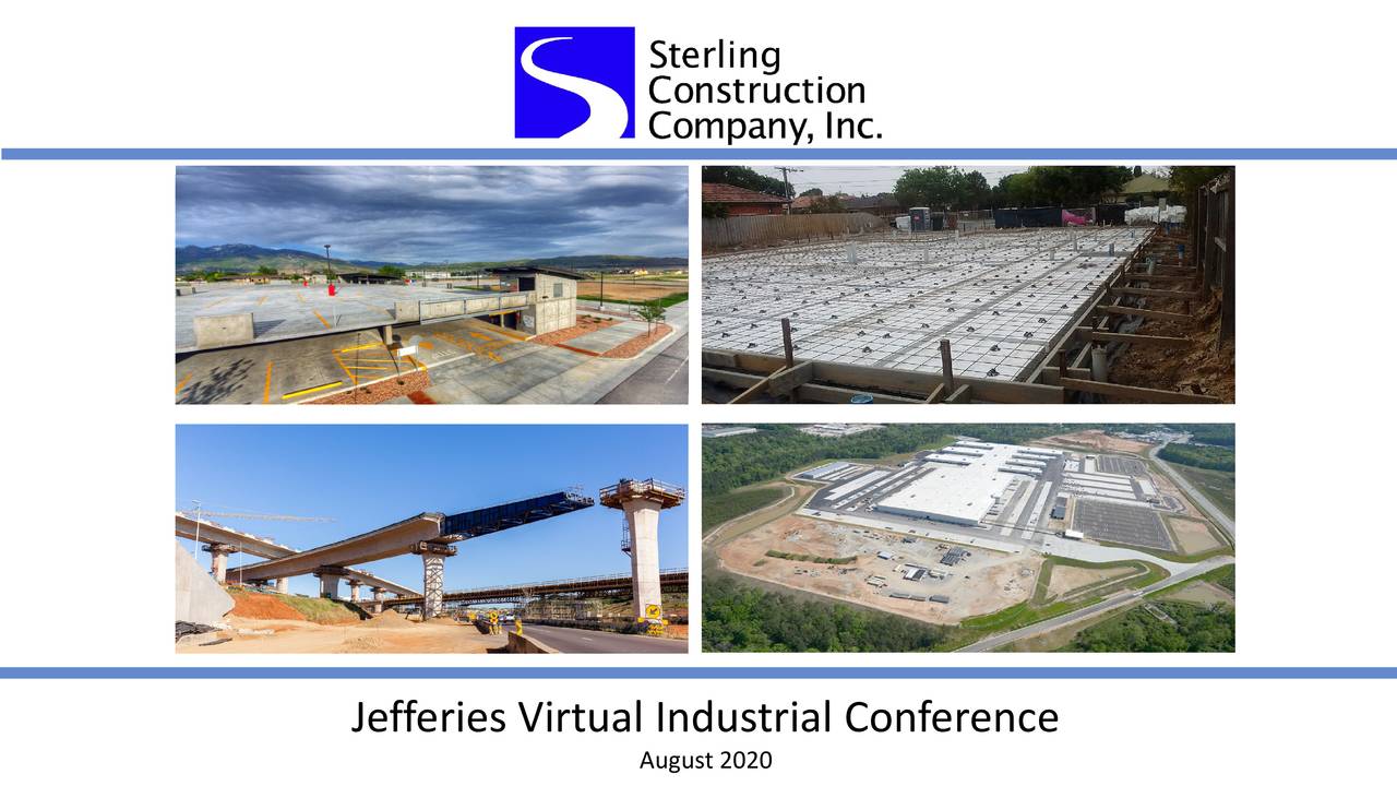 Sterling Construction Company (STRL) Presents At Jefferies Industrial