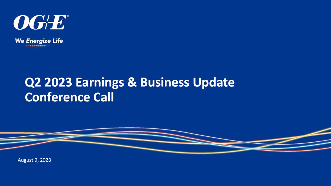 OGE Energy Corp. 2023 Q2 Results Earnings Call Presentation (NYSE