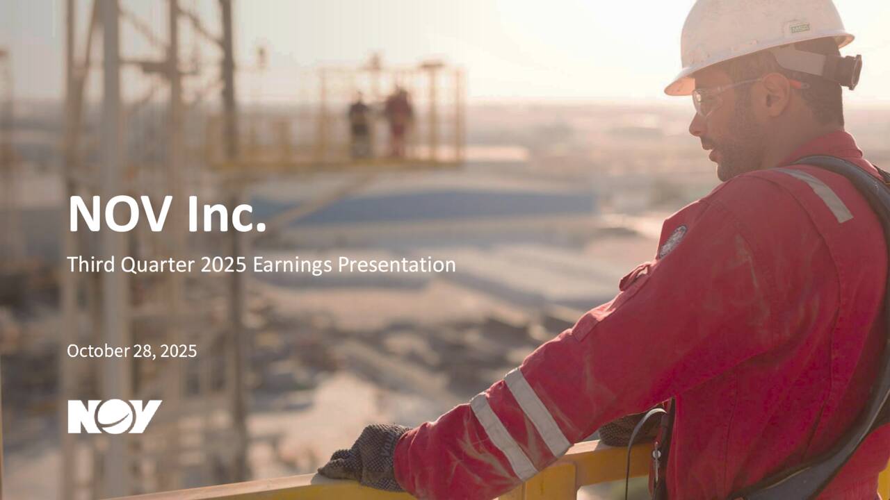 NOV Inc. 2025 Q3 - Results - Earnings Call Presentation (NYSE:NOV) 2025 ...