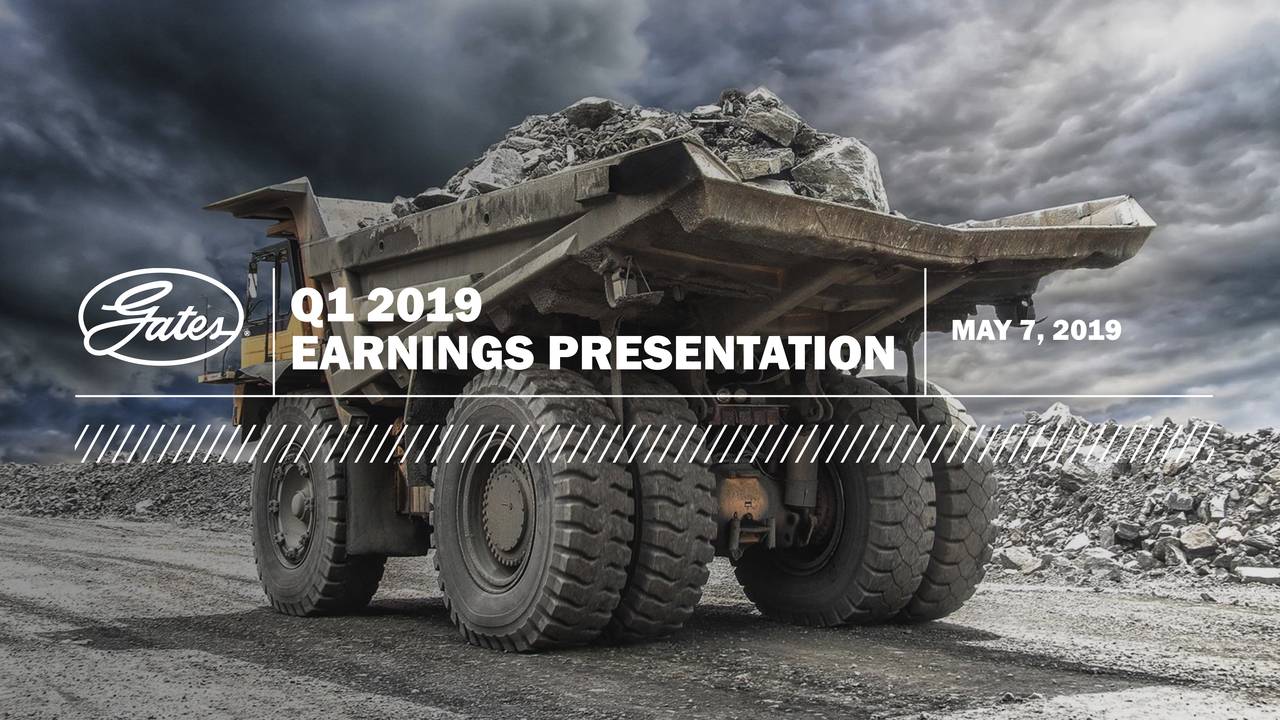 Gates Industrial Corporation plc 2019 Q1 Results Earnings Call