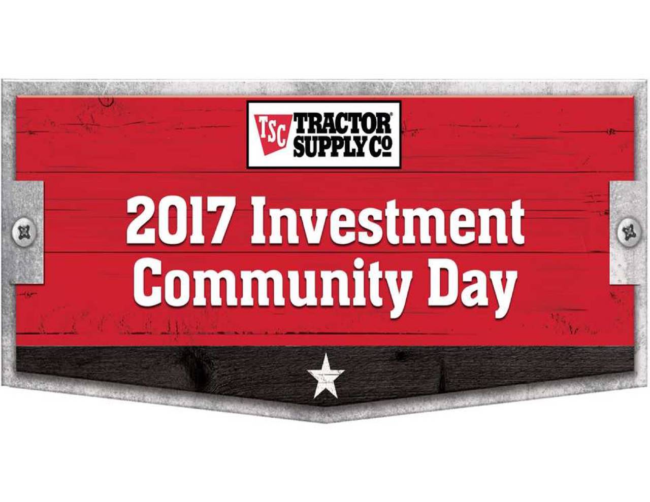 Tractor Supply Company (TSCO) Investor Presentation Slideshow (NASDAQ