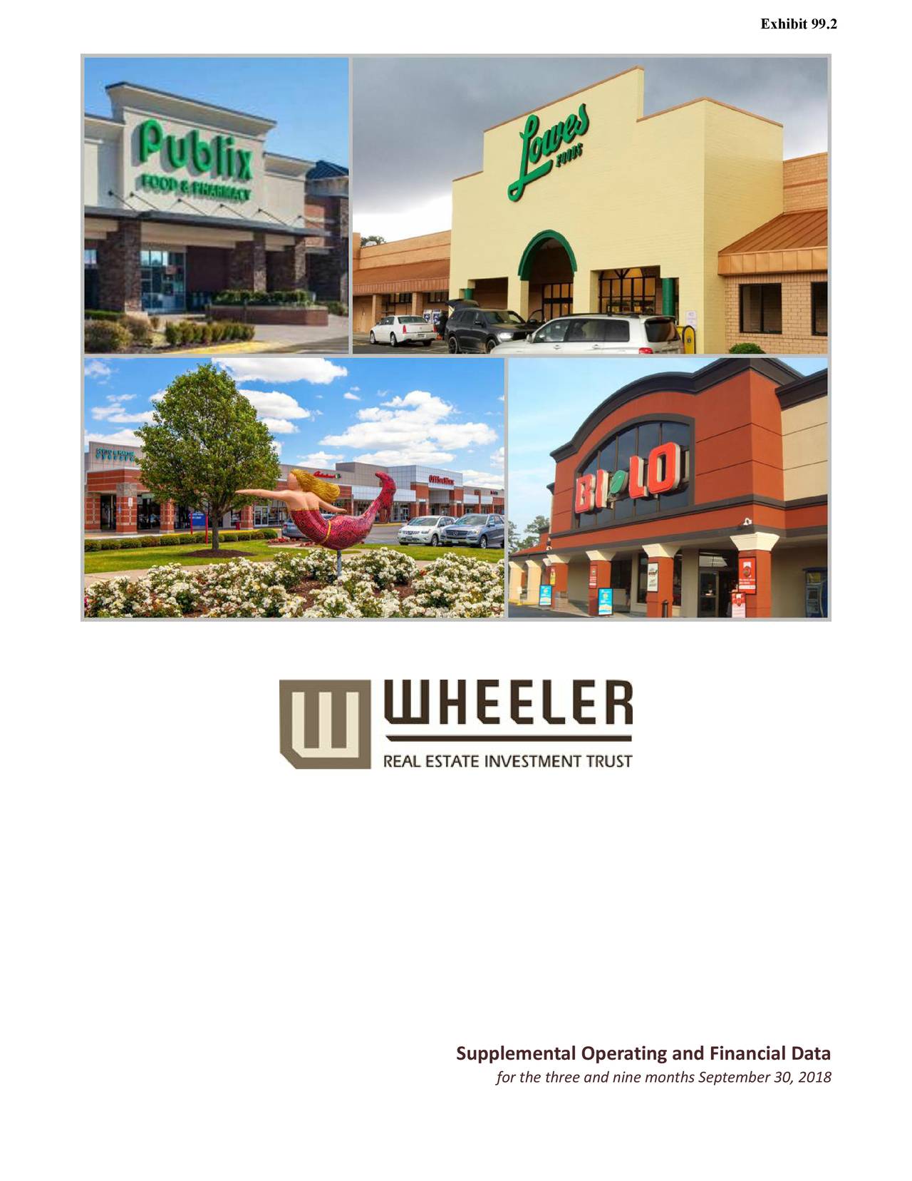 Wheeler Real Estate Investment Trust 2018 Q3 Results Earnings Call