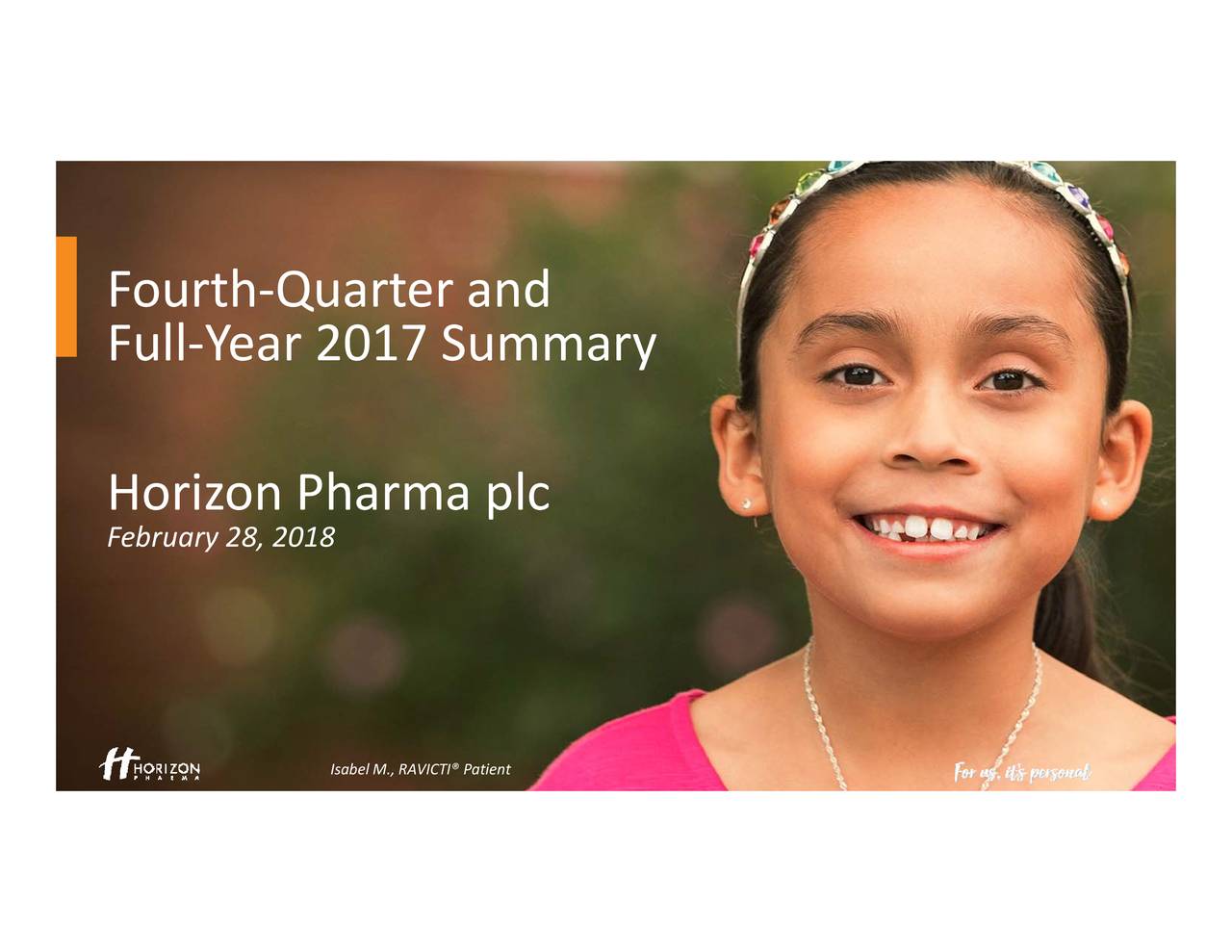 horizon therapeutics plc earnings