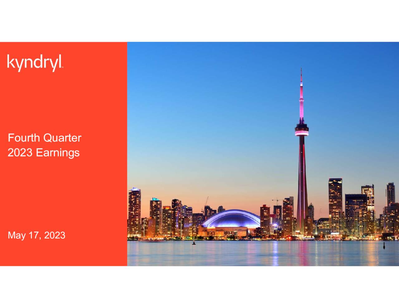 Kyndryl Holdings, Inc. 2023 Q4 Results Earnings Call Presentation