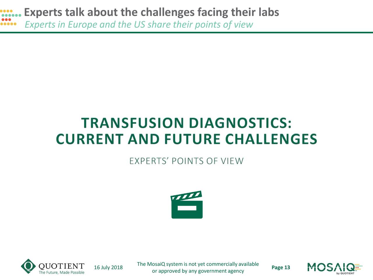 Experts talk about the challenges facing their labs
