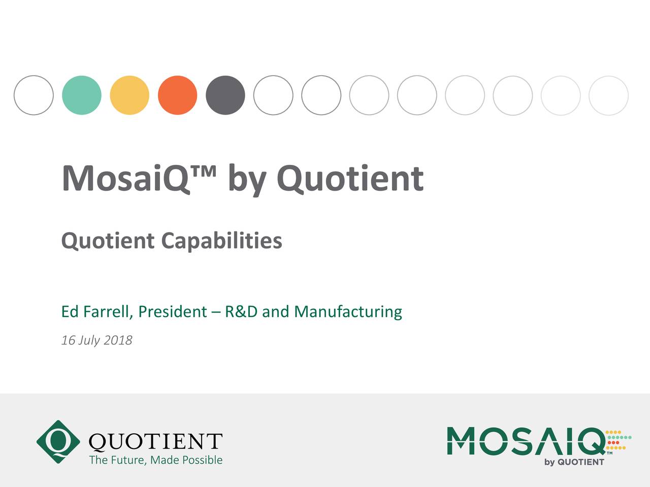 MosaiQ™ by Quotient