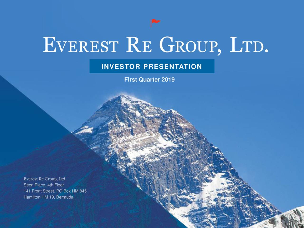Everest Re Group, Ltd. 2019 Q1 Results Earnings Call Slides (NYSE