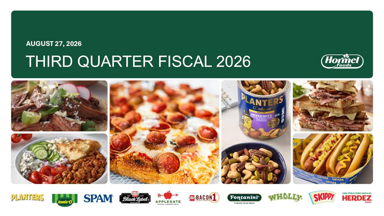 Hormel Foods Corporation 2026 Q3 - Results - Earnings Call Presentation ...