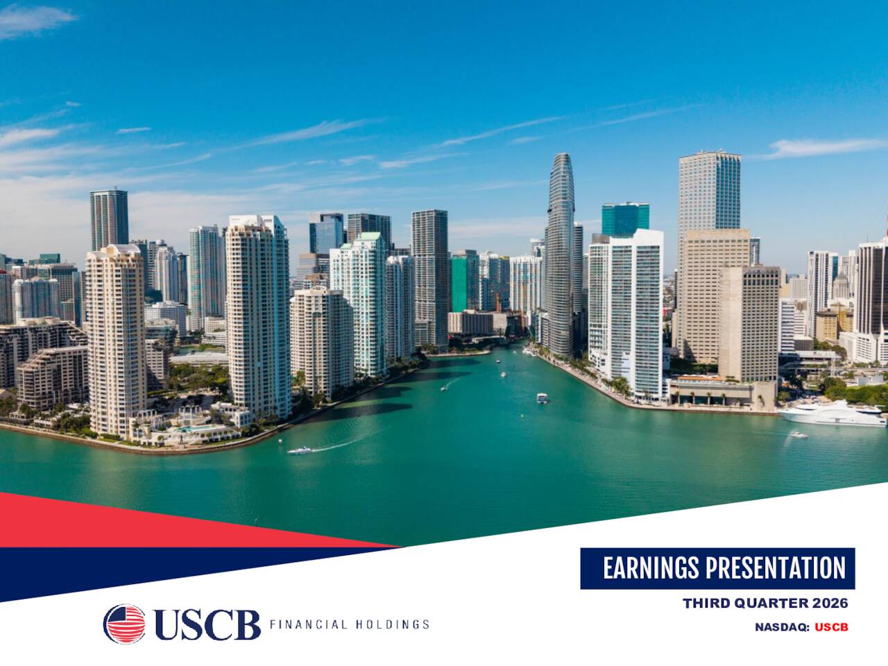 USCB Financial Holdings, Inc. 2026 Q3 - Results - Earnings Call ...
