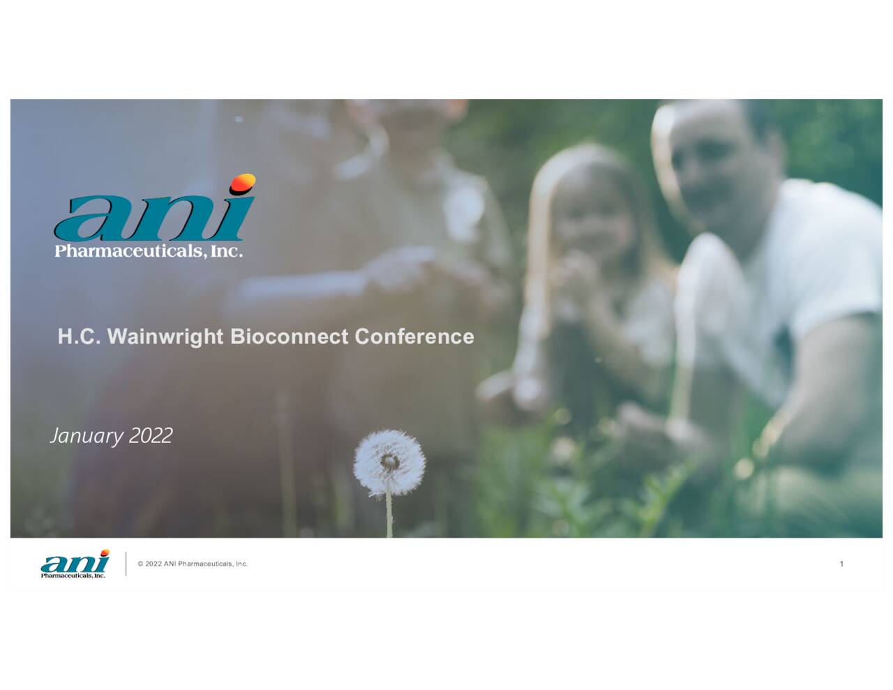 ANI Pharmaceuticals (ANIP) Investor Presentation - Slideshow (NASDAQ ...