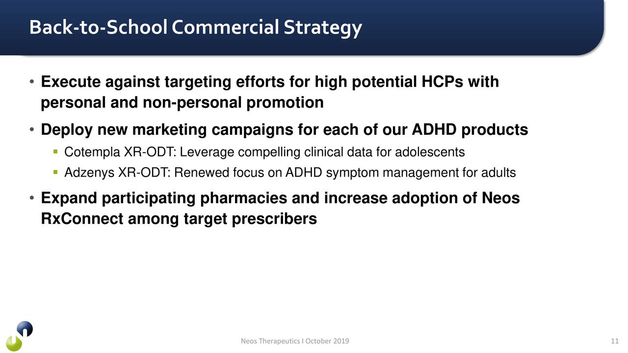 Neos Therapeutics (NEOS) Investor Presentation Slideshow (NASDAQNEOS