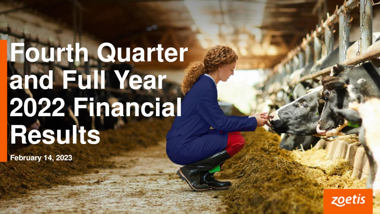 Zoetis Inc. 2022 Q4 Results Earnings Call Presentation (NYSEZTS