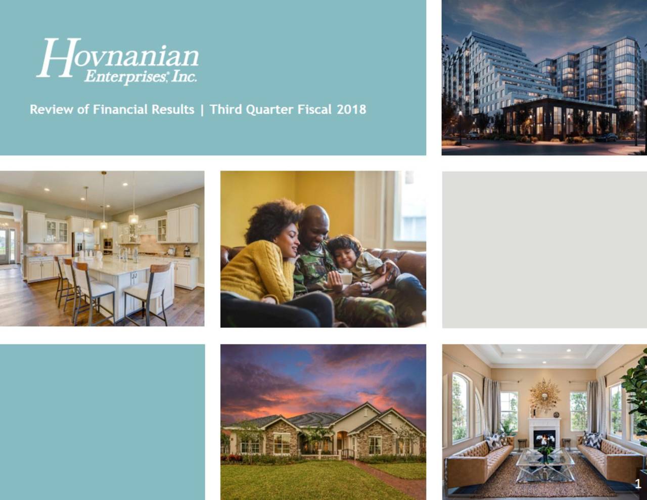 Hovnanian Enterprises, Inc. 2018 Q3 - Results - Earnings Call Slides ...