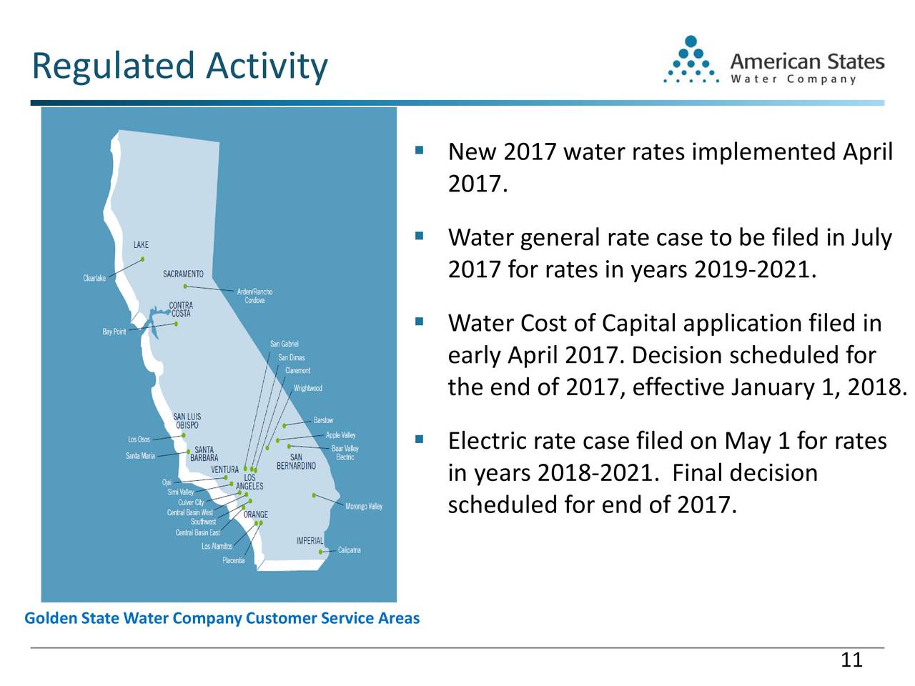 American States Water Co. 2017 Q1 Results Earnings Call Slides