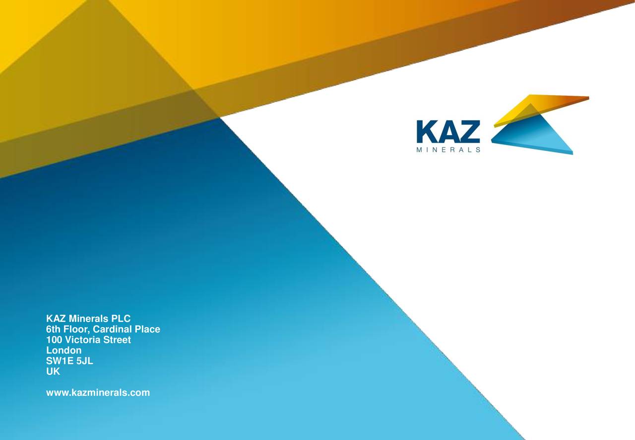 Kaz Minerals Plc. ADR 2018 Q2 - Results - Earnings Call Slides (OTCMKTS ...