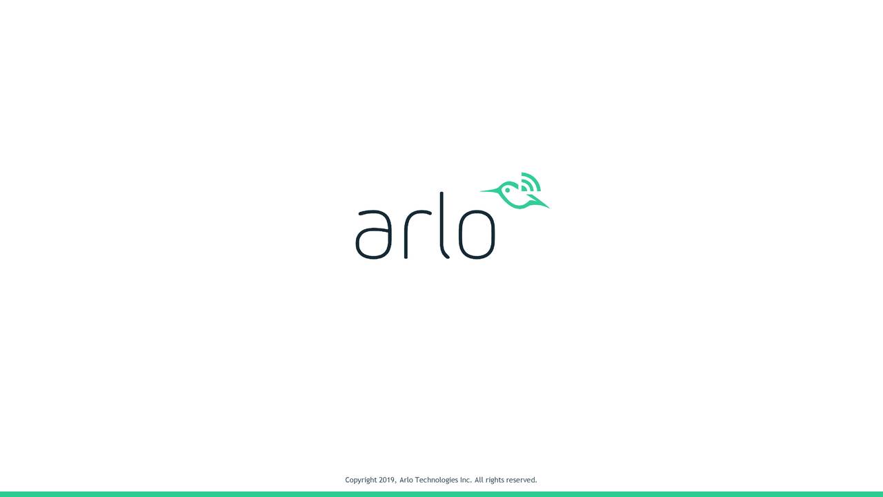 Arlo Technologies, Inc. 2019 Q2 - Results - Earnings Call Slides (NYSE ...