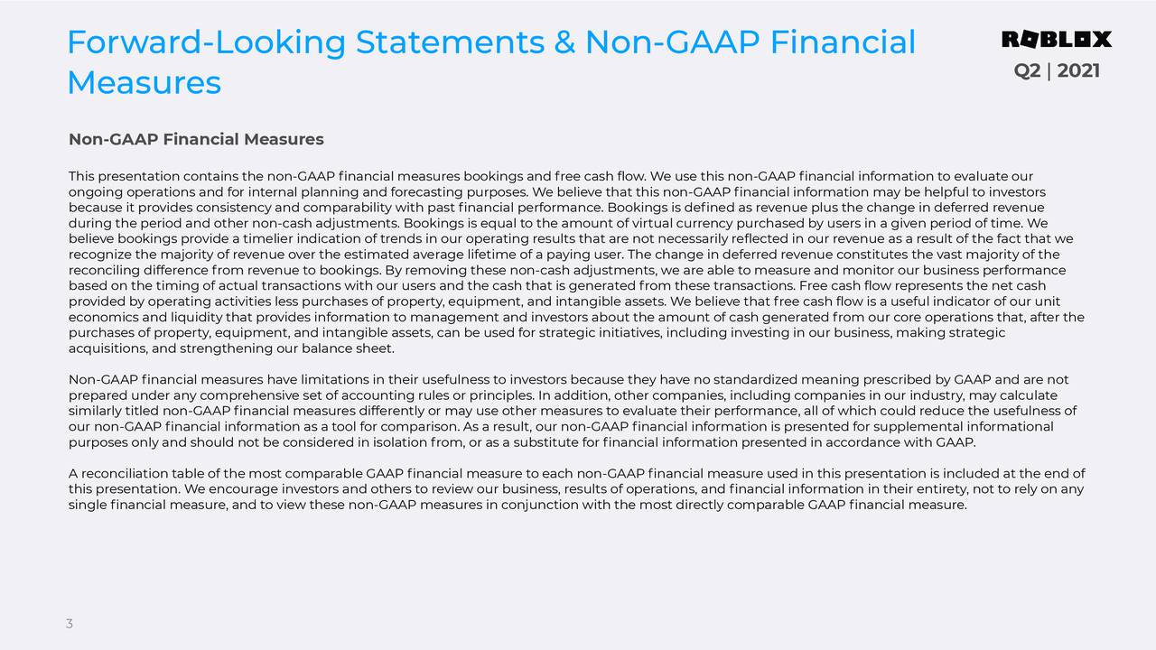 Forward-Looking Statements & Non-GAAP Financial