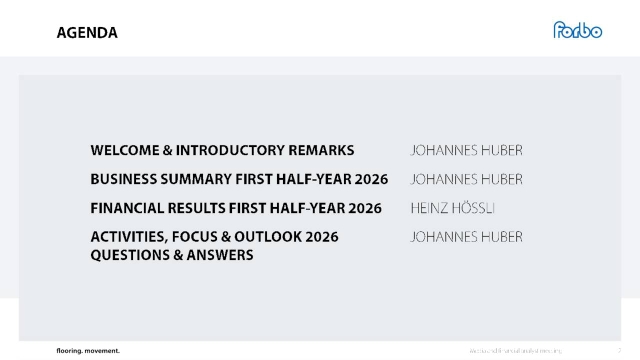 Forbo Holding AG 2026 Q2 - Results - Earnings Call Presentation ...