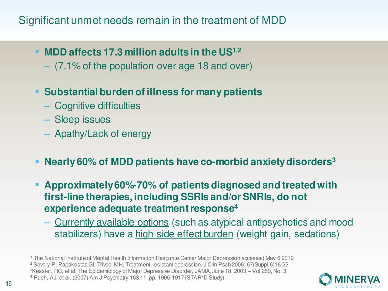 Minerva Neurosciences (NERV) Investor Presentation - Slideshow (NASDAQ ...