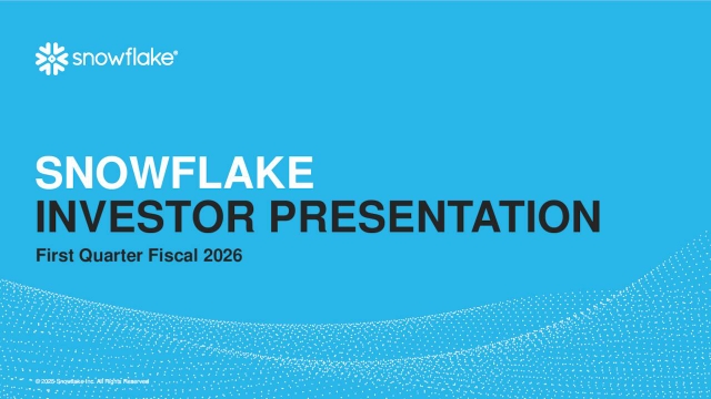 Snowflake Inc. 2026 Q1 - Results - Earnings Call Presentation (NYSE ...