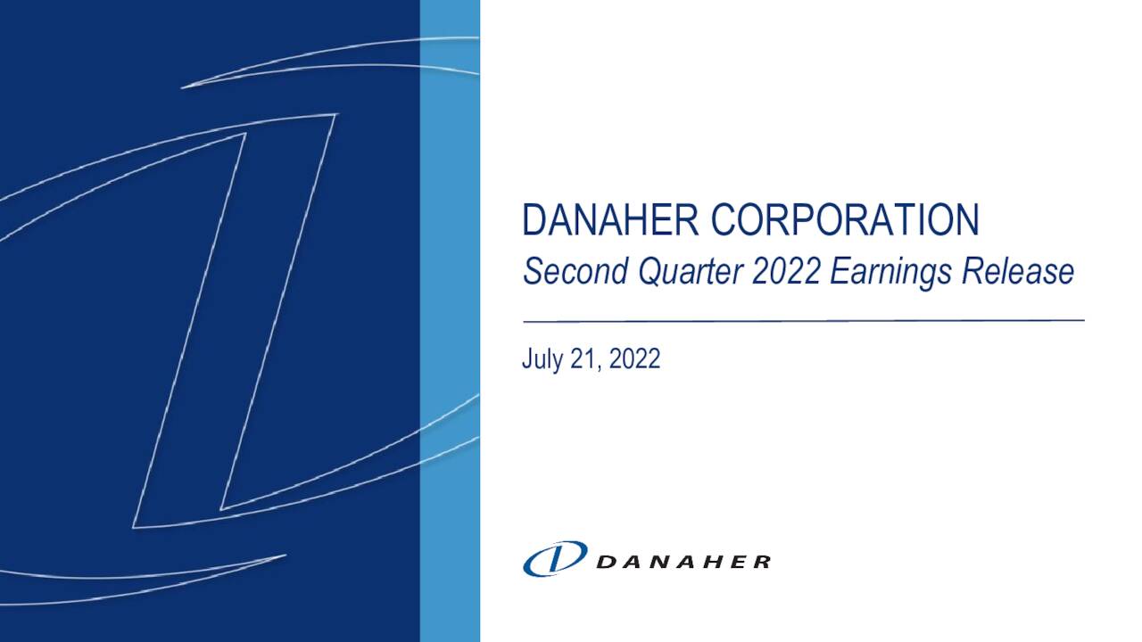 danaher investor presentation 2022