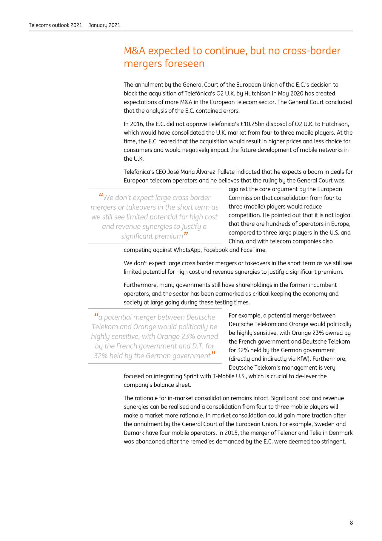 Telecoms Outlook 21 Seeking Alpha