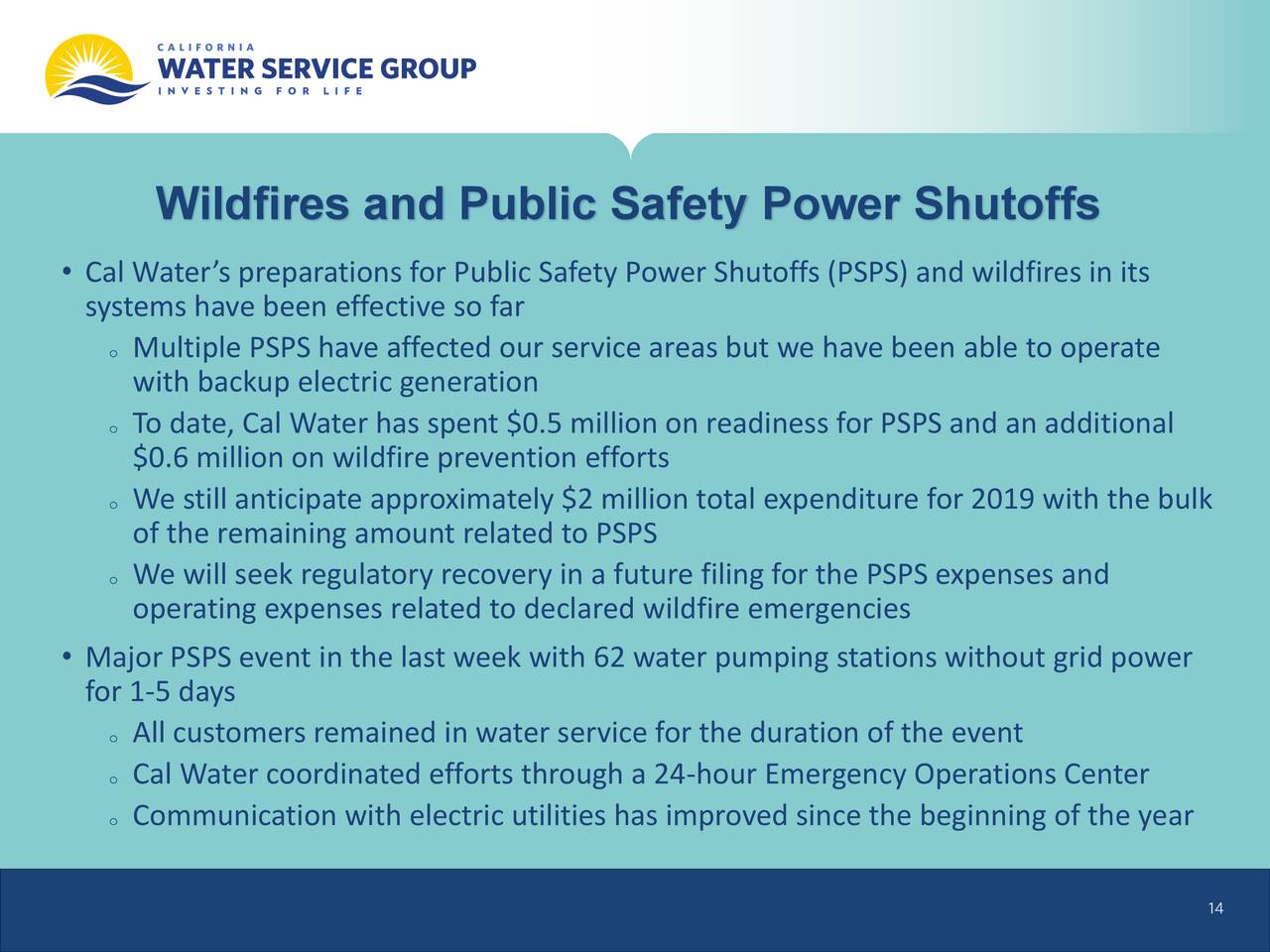 Wildfires and Public Safety Power Shutoffs